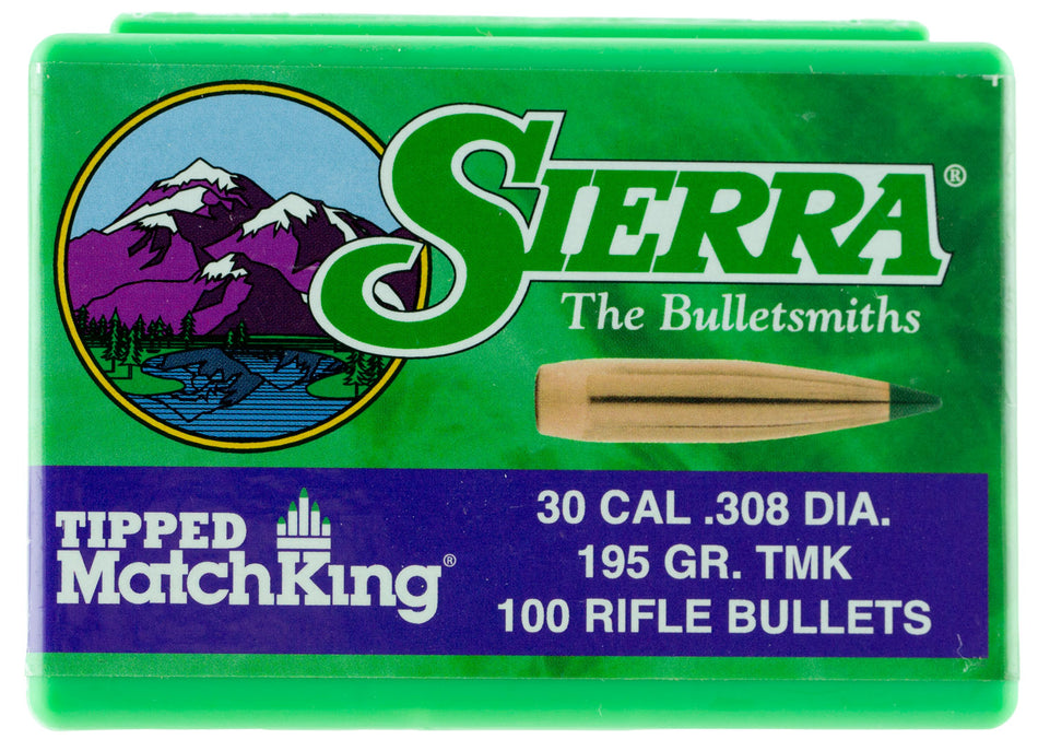 Sierra 7795 Tipped MatchKing 30 Cal 155gr TMK Bullets 100/Box