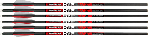 Killer Instinct Hypr-V 20" Xbow Bolts Pack of 6