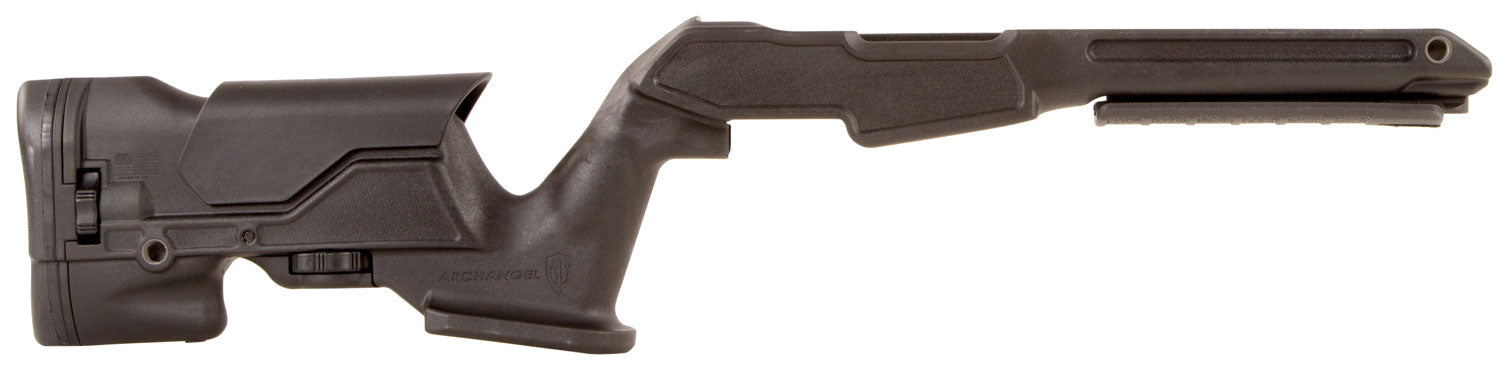 Archangel AAP1022 Ruger 10/22 Black Synthetic Precision Stock with Adjustable Length of Pull and Harmonic Pressure Device