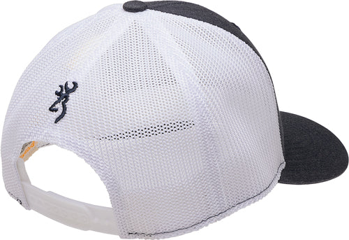 BROWNING CAP MUSTANG 110 MESH BACK REC FLAG PATCH NAVY