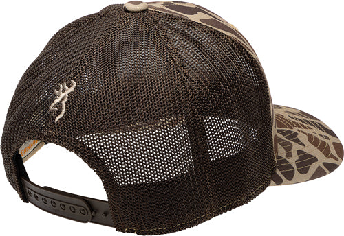 Browning Tan Camo Flashback 110 Mesh Snapback Rec Patch Cap
