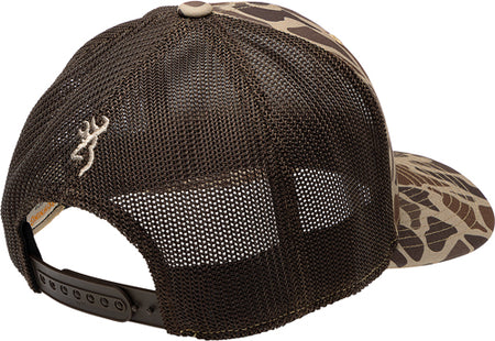 Browning Tan Camo Flashback 110 Mesh Snapback Rec Patch Cap