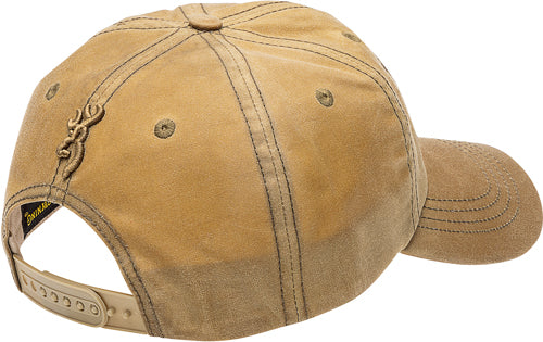 Browning Tan Wax Antiquity Rec Patch Adjustable Cap