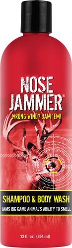 Nose Jammer Scent-Masking Shampoo Body Wash 12 oz Bottle