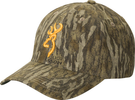 Browning Buckmark Rimfire Hat Bottomland Camo 6-Panel Velcro Closure