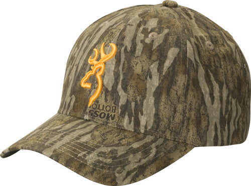 Browning Buckmark Rimfire Hat Bottomland Camo 6-Panel Velcro Closure