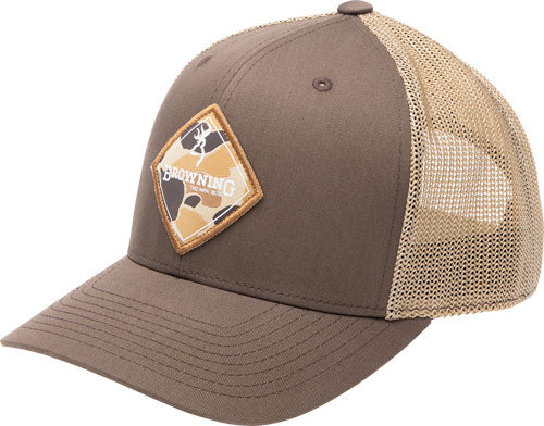 BROWNING CAP LURE SNAP BACK BROWN VINTAGE TAN OSFM*
