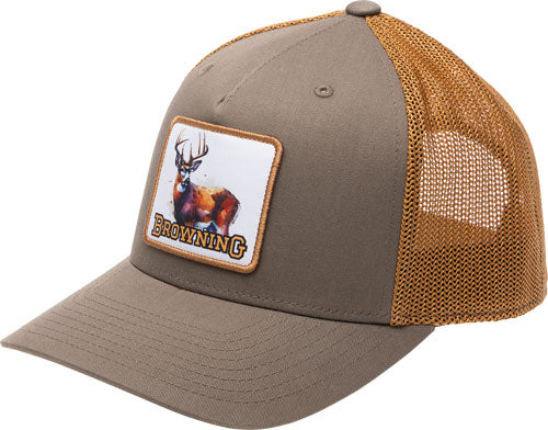 BROWNING CAP CHASE SNAPBACK DEER MAJOR BROWN OSFM*