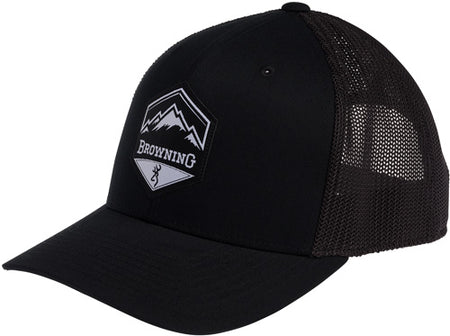 Browning Black Mountain Buck Buckmark Patch Mesh Snap Back Cap