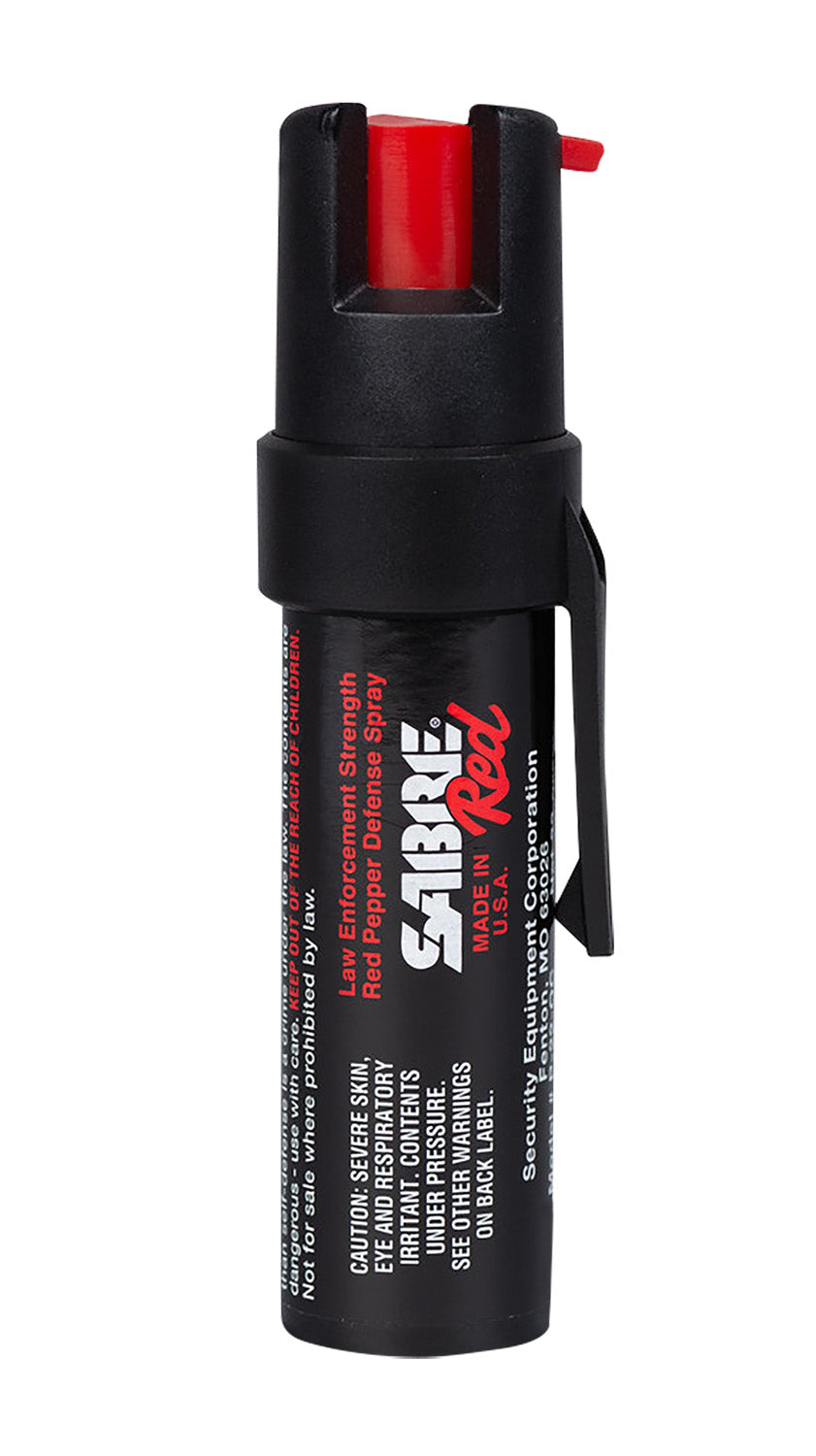 Sabre P220C Pocket OC Pepper Spray 0.75oz UV Dye Safety Lock 8-10ft Range 4-Year Shelf Life