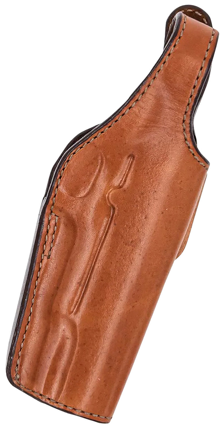 Bianchi 19L Thumbsnap 17632 Tan Leather OWB Holster Size 19 - 1911 Platform Pistols Right Hand