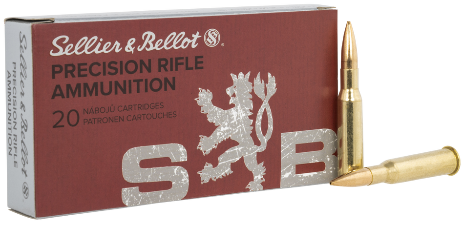 Sellier & Bellot (S&B) 7.62x54mmR SB76254RD Precision Rifle Hollow Point Boat Tail HPBT 174 Grain