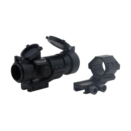 BSA 30mm Red Dot Sight Dovetail and Weaver Mounts Matte Black