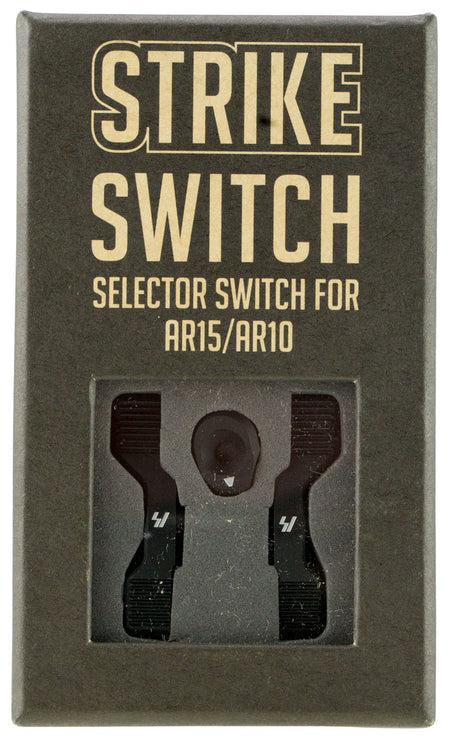 Strike ARSSSBK Modular Ambidextrous 60/90 Degree Safety Selector Black Aluminum AR-Platform
