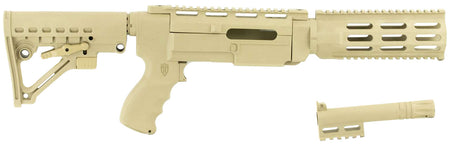 Archangel AA556RDT 6-Position Desert Tan Synthetic AR-15 Style Stock for Ruger 10/22