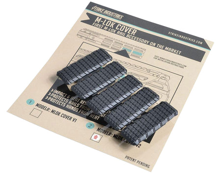 Strike Industries M-LOK Cover Version 2 Black Impact-Absorbing Polymer