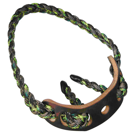 Paradox Elite Archery Bow Sling Green Camo Harness Leather