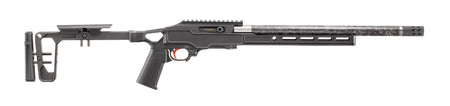 Ruger 31227 10/22 Competition 22 LR 10+1 16.10" Clear Satin Stainless Steel/w/Carbon Fiber Sleeve Threaded Barrel, Black Anodized Picatinny Rail Aluminum Receiver, Arca Swiss/M-LOK Compatible Forend,