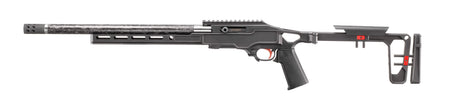 Ruger 31230 10/22 Competition 22 LR 10+1 16.10" Clear Satin Stainless Steel/w/Carbon Fiber Sleeve Threaded Barrel, Black Anodized Picatinny Rail Aluminum Receiver, Arca Swiss/M-LOK Compatible Forend,