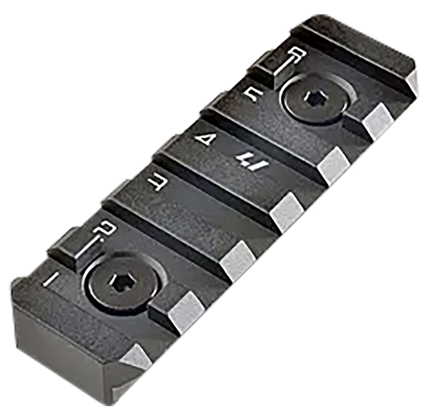 Strike Industries 6-Slot M-LOK Compatible Picatinny Rail Section, Black Anodized