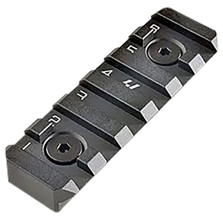 Strike Industries 6-Slot M-LOK Compatible Picatinny Rail Section, Black Anodized