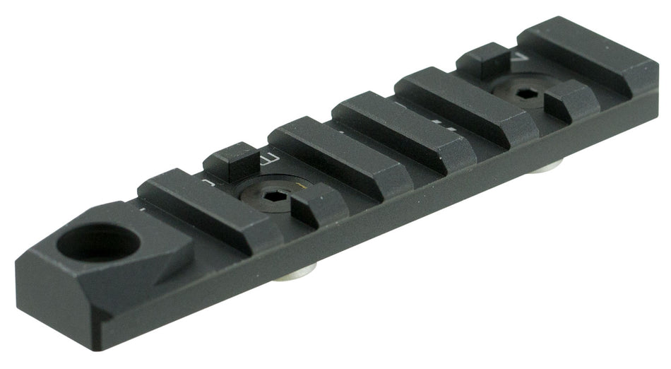 Strike Industries 7-Slot M-LOK Picatinny Rail Section with QD Swivel Slot, Black