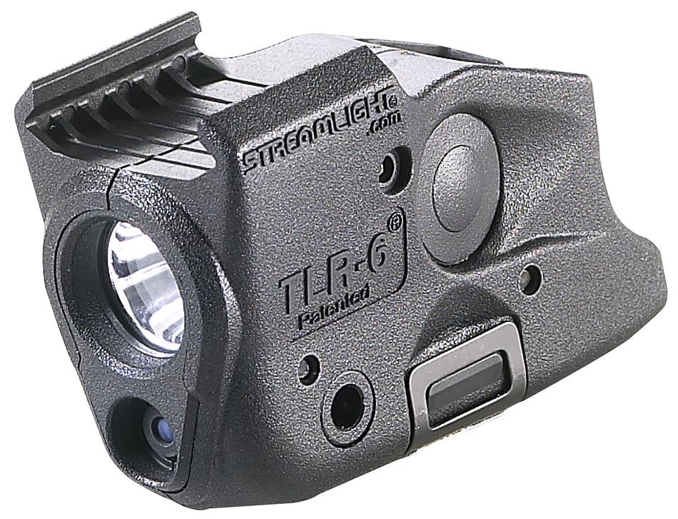 Streamlight TLR-6 100 Lumen White LED Gun Light Red Laser Black Anodized Glock Gen 3 4 5