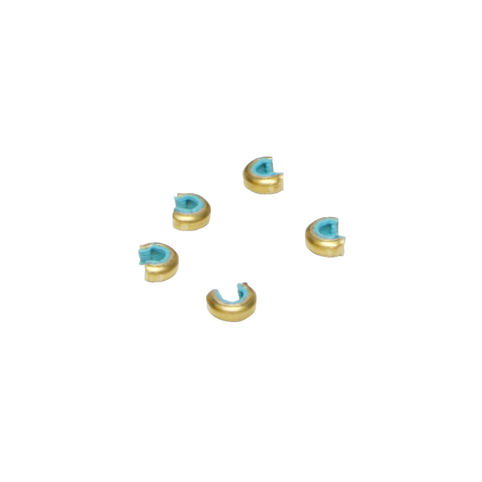 October Mountain TruNock Target Blue Brass Bow Nock Sets 5 pk.