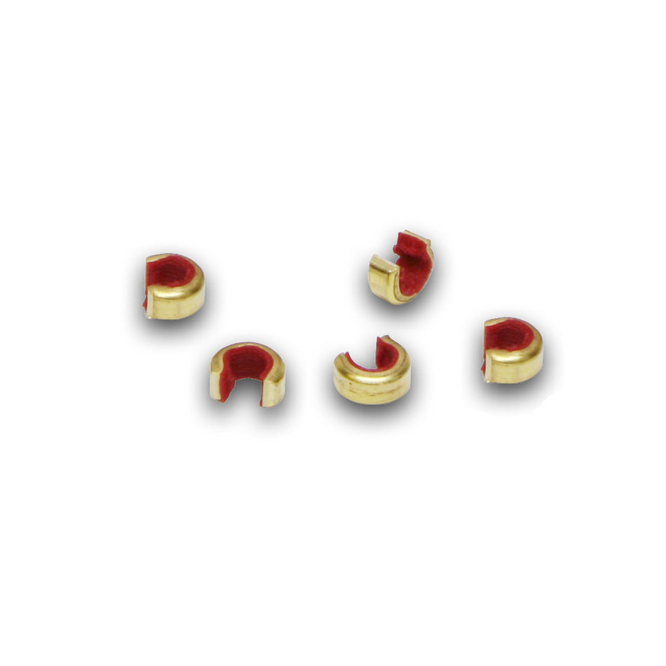 October Mountain Red XL Bow Nock Sets Brass Archery 5 pk.