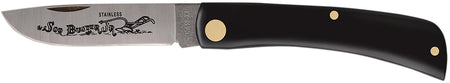 Case Sod Buster Jr. Folding Pocket Knife 2.80" Stainless Skinner Blade Black Synthetic Handle
