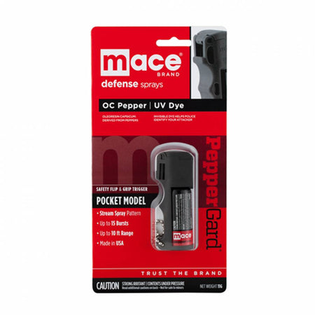 Mace Pocket Model 18g Pepper Spray Black New York Compliant