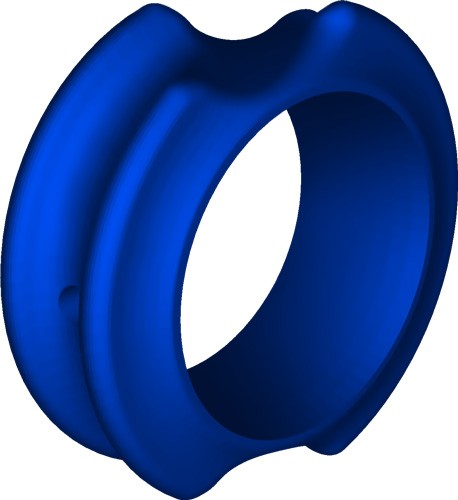 G5 Meta Pro Hunter Blue 3/16" Bow Peep Sight