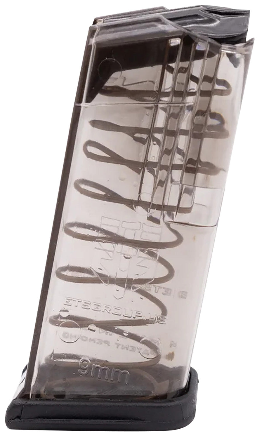 ETS Group Glock 26 Gen1-5 9mm Luger 10 Round Clear Handgun Magazine
