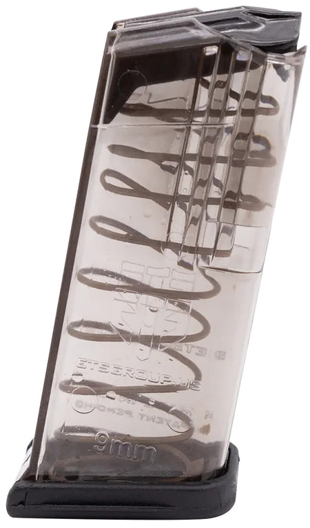 ETS Group Glock 26 Gen1-5 9mm Luger 10 Round Clear Handgun Magazine