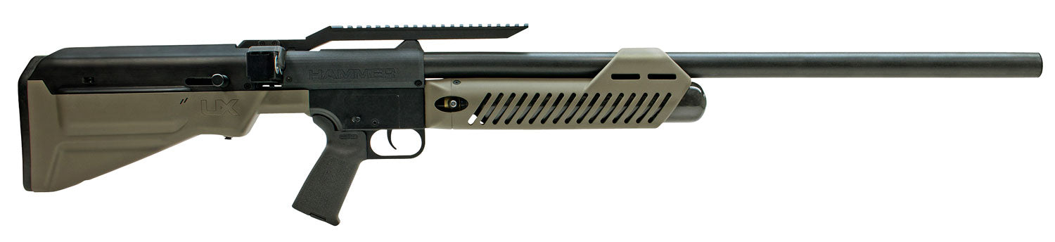Umarex Hammer PCP Air Rifle 50 Caliber OD Green Fixed Stock Magpul Style Grip Dual Safety System