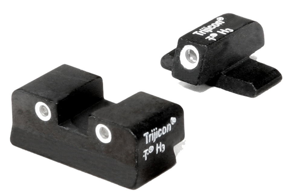 Trijicon Bright & Tough Night Sights #8 Front/#8 Rear White Outline for Sig Sauer P225/P226/P228 Series