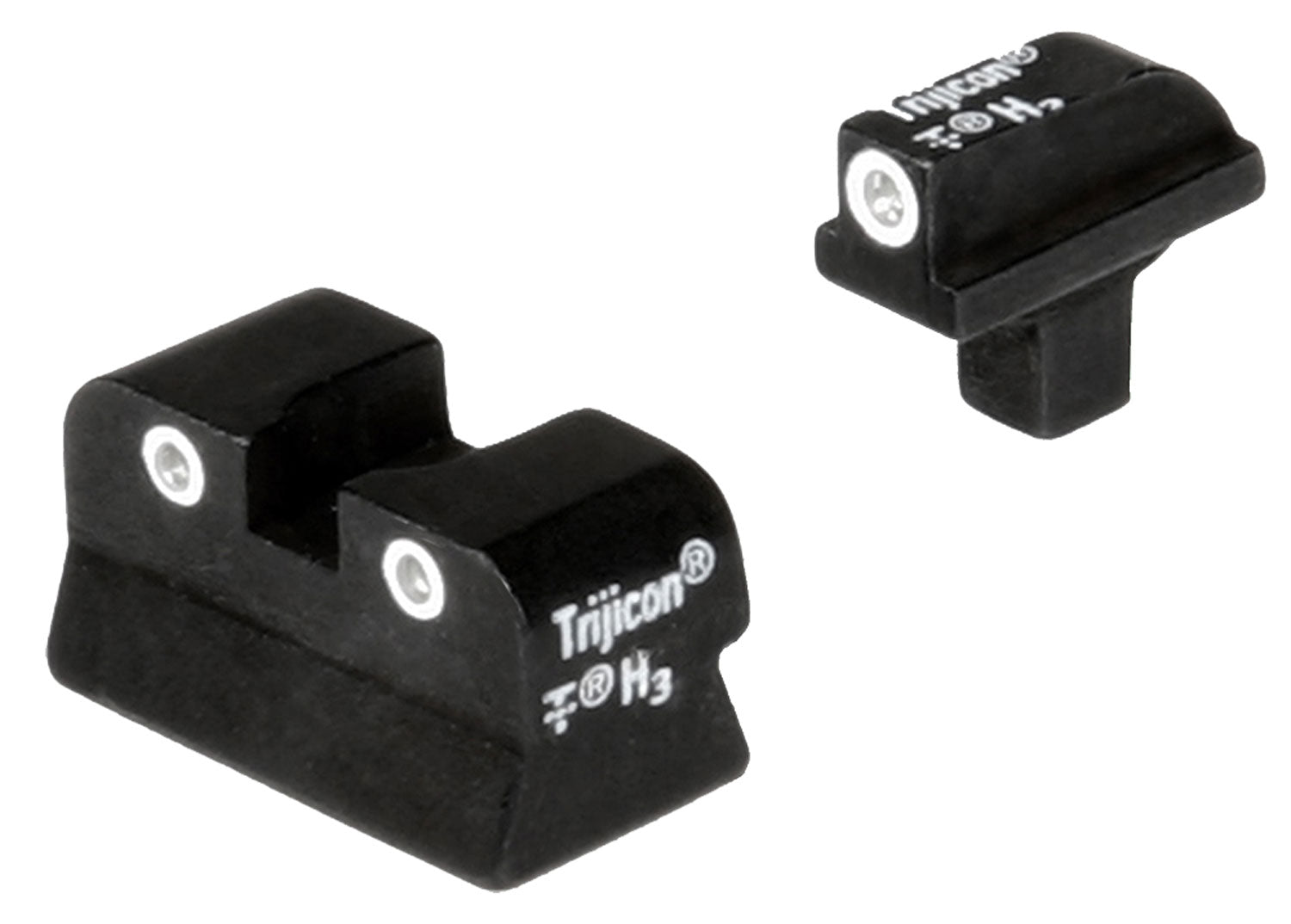 Trijicon Bright & Tough Night Sights 3-Dot for Colt Government/1911/Combat Elite 0.125 Staking Tang