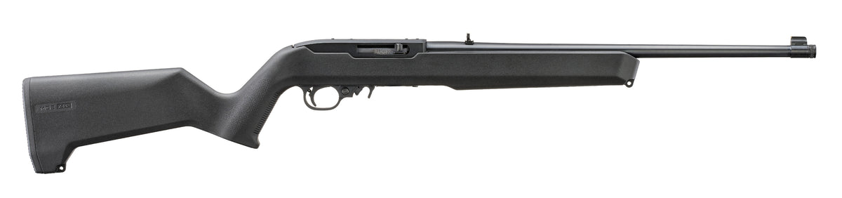 Ruger 32021 10/22 22 LR 10+1 18.50" Satin Black Alloy Steel Threaded Barrel, Drilled & Tapped Receiver, Black Magpul MOE X-22 w/M-LOK Textured Synthetic Stock