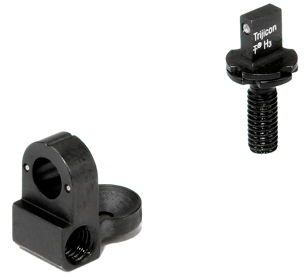 Trijicon Bright & Tough Night Sight Set for AR-15/M16 Black Body Green Tritium Front & Rear