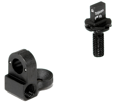 Trijicon Bright & Tough Night Sight Set for AR-15/M16 Black Body Green Tritium Front & Rear