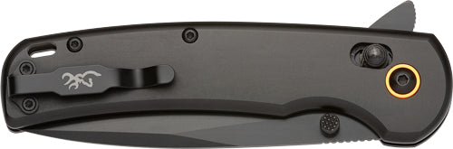 Browning Buckmark Crossbar 3.5" D2 Steel Black Folding Knife