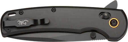 Browning Buckmark Crossbar 3.5" D2 Steel Black Folding Knife