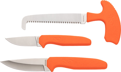 Browning 3-Piece Sharp Ridge Knife Combo with Nylon Sheath