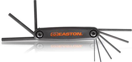 Easton Standard Size Pro Hex Fold-Up Tool Set Black