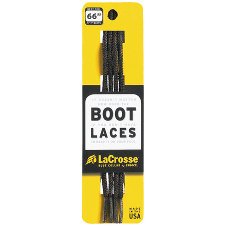 LaCrosse Boot Replacement Laces Black/Brown 76 in. Pair