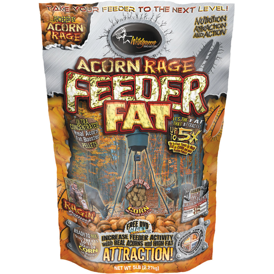 Wildgame Acorn Rage Fat Attractant Pellets for Corn Feeders 5 lb.