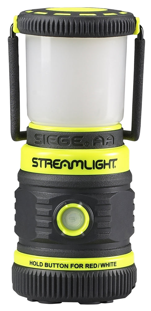 Streamlight The Siege Outdoor Lantern Black/Yellow 50/100/200 Lumen Red/White LED SOS Mode