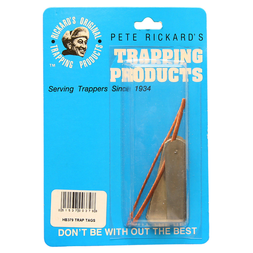 Rickards Zinc Trapping Tags with Wire 2 in. 25 pk.