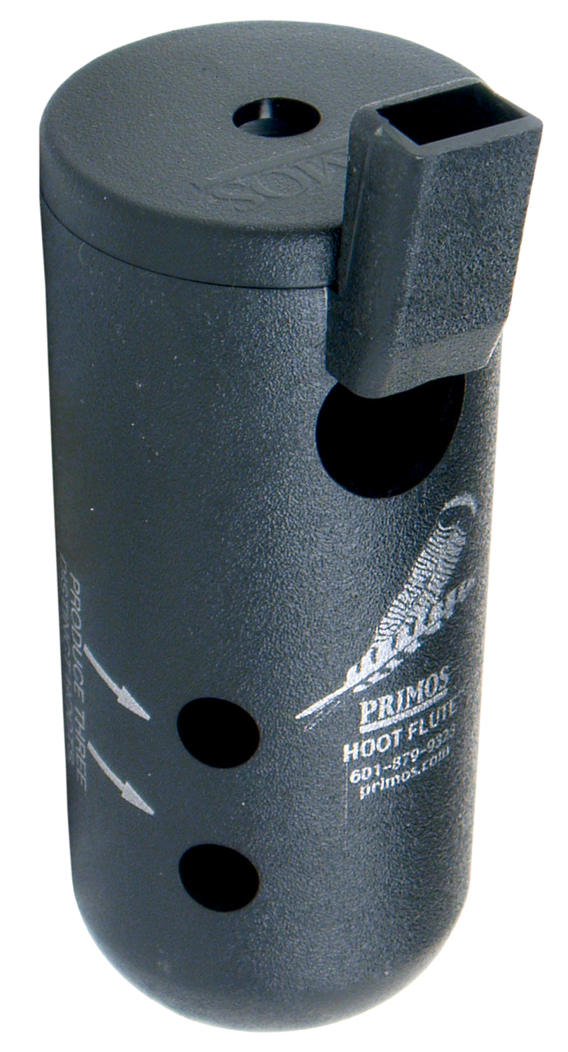 Primos Hoot Flute Turkey Locator Call - Owl Sounds, Black Plastic