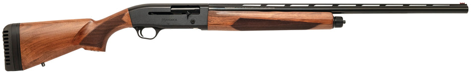 Maverick Arms 33001 SA 12 Gauge Semi-Auto 3" 5+1 28" Matte Blued Vent Rib Barrel, Adj LOP Satin Walnut Stock